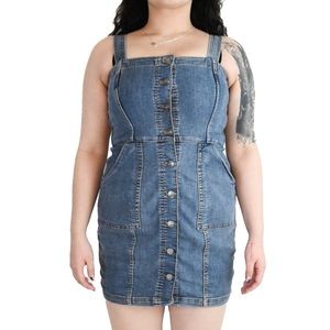 H&M Divided Button Up Denim Dress